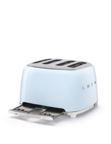 Toster Smeg Model Tsf03Pbeu Pastel Blue