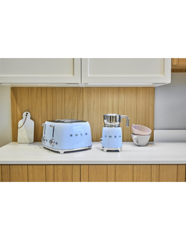 Toster Smeg Model Tsf03Pbeu Pastel Blue
