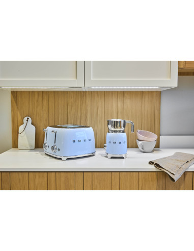 Toster Smeg Model Tsf03Pbeu Pastel Blue