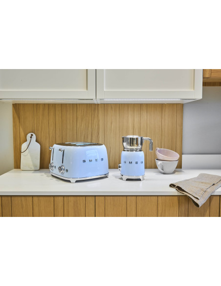 Toster Smeg Model Tsf03Pbeu Pastel Blue