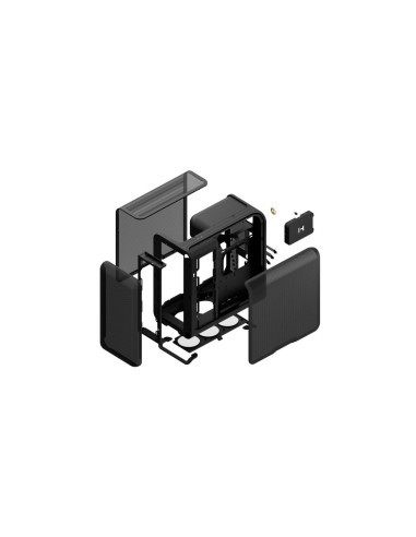 Hyte X50 Air Mid Tower Case Pitch Black