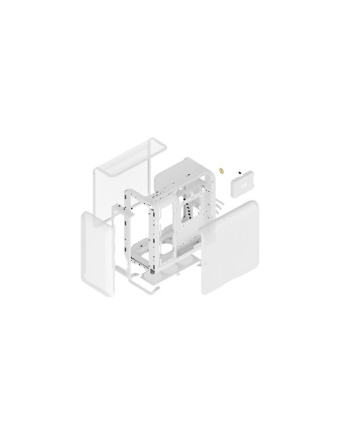 Hyte X50 Air Mid Tower Case Snow White