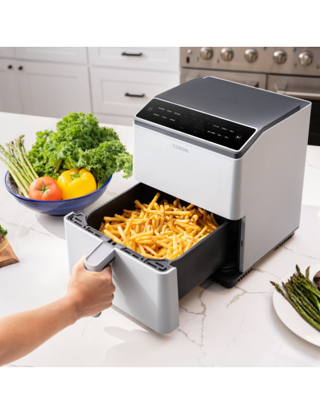 Frytkownica Beztłuszczowa Air Fryer Cosori Dual Blaze 6,4L 1700W Jasnoszary