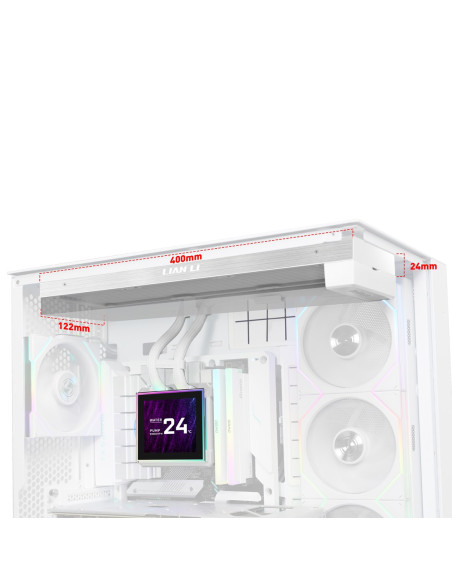 Lian Li Hydroshift Ii Lcd-S 360 Fanless Procesor Zestaw Do Chłodzenia Płynami Biały 1 Szt.