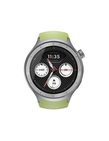 Motorola Moto Watch 512Mb Silver_Stainless Steel + Herbal Garden_Silicone  Silver