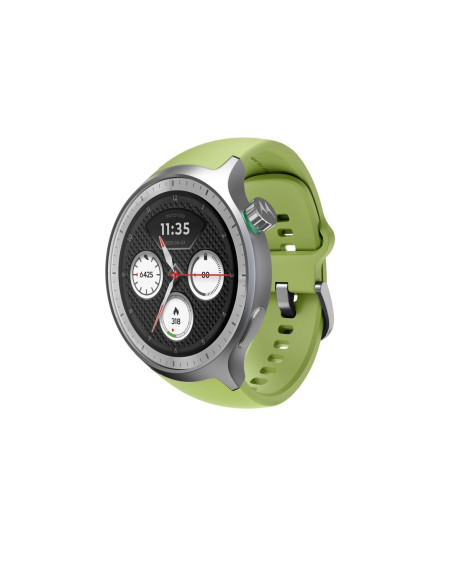 Motorola Moto Watch 512Mb Silver_Stainless Steel + Herbal Garden_Silicone  Silver