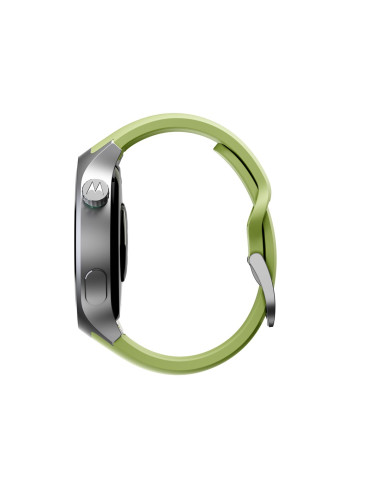 Motorola Moto Watch 512Mb Silver_Stainless Steel + Herbal Garden_Silicone  Silver