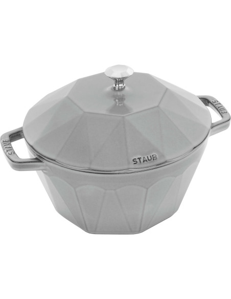 Staub Special Cocotte Garnek Żeliwny Diament 2.8 Ltr, Szary