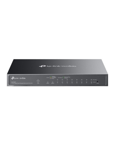 Tp-Link Omada Es210Gmp Łącza Sieciowe Zarządzany Gigabit Ethernet (10/100/1000) Obsługa Poe Czarny