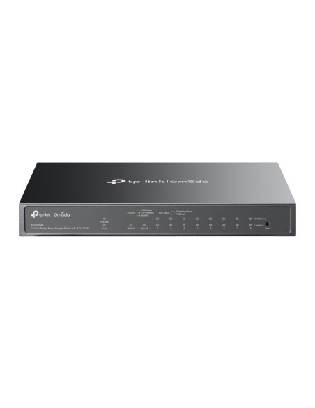 Tp-Link Omada Es210Gmp Łącza Sieciowe Zarządzany Gigabit Ethernet (10/100/1000) Obsługa Poe Czarny