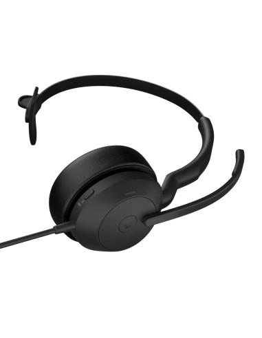Jabra Evolve2 50 Zestaw Słuchawkowy Przewodowa Opaska Na Głowę Biuro/Centrum Telefoniczne Usb Type-C / Usb Type-A Bluetooth Czar