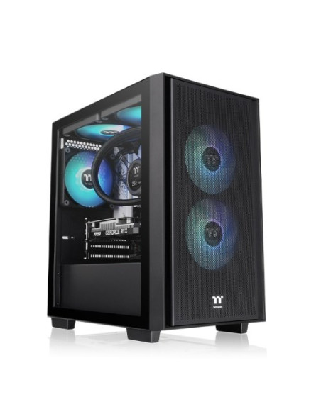 Thermaltake Versa H16 Tg Argb Micro Tower Czarny
