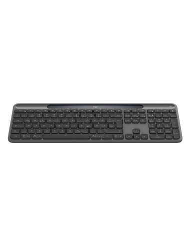 Logitech Signature Slim Solar+ K980 Klawiatura Uniwersalne Rf Wireless + Bluetooth Qwertz Niemiecki Grafitowy