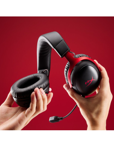 Hyperx Cloud Iii Wireless – Bezprzewodowy Zestaw Słuchawkowy Do Gier (Czarno-Czerwony)