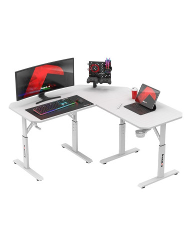 Biurko Gamingowe Huzaro Hero 7.3 White