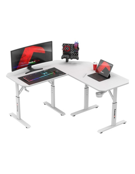 Biurko Gamingowe Huzaro Hero 7.3 White