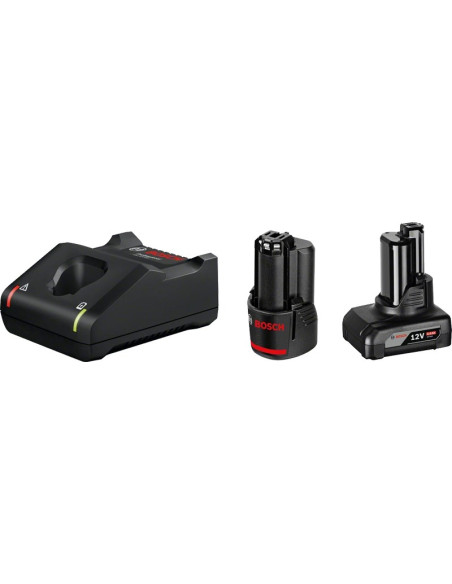 Bosch 1 X Gba 12V 2.0Ah + 1 X Gba 12V 4.0Ah + Gal 12V-40 Professional Ładowarka Akumulatorów Akumulator Do Domowego Użytku Prąd 
