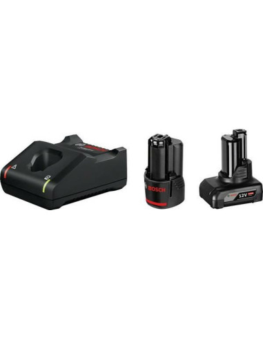 Bosch 1 X Gba 12V 2.0Ah + 1 X Gba 12V 4.0Ah + Gal 12V-40 Professional Ładowarka Akumulatorów Akumulator Do Domowego Użytku Prąd 
