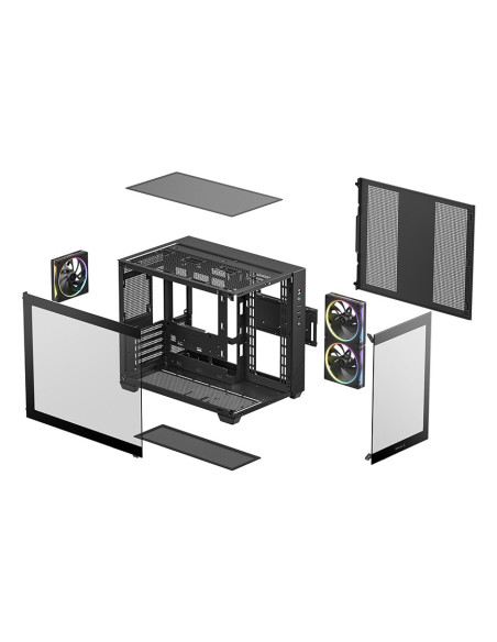 Deepcool Cg330 3F Tower Czarny
