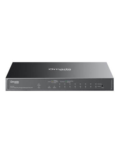 Tp-Link Omada Es210Gp Przełącznik Sieciowy Zarządzany L2 Gigabit Ethernet (10/100/1000) Obsługa Poe Din Rail Czarny