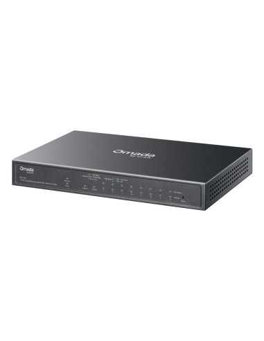 Tp-Link Omada Es210Gp Przełącznik Sieciowy Zarządzany L2 Gigabit Ethernet (10/100/1000) Obsługa Poe Din Rail Czarny