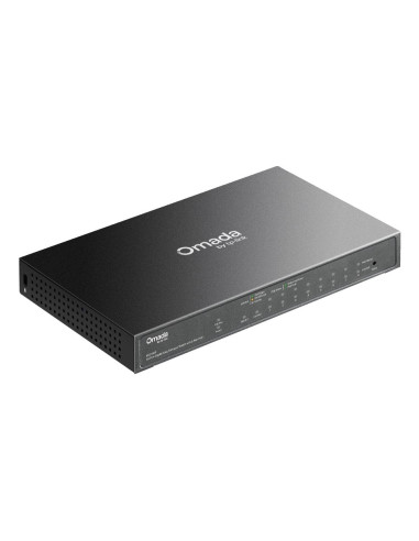 Tp-Link Omada Es210Gp Przełącznik Sieciowy Zarządzany L2 Gigabit Ethernet (10/100/1000) Obsługa Poe Din Rail Czarny