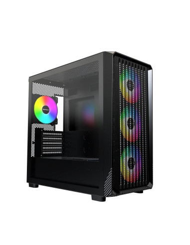 Montech X5M (B) Zabezpieczenia & Uchwyty Komputerów Micro Tower Czarny