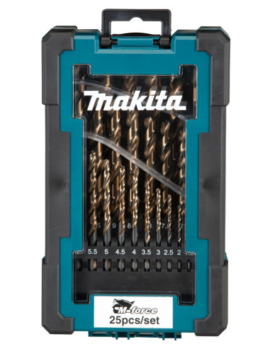 Makita Zestaw Wierteł Do Metalu Hss-G M-Force 25Szt.1-13Mm