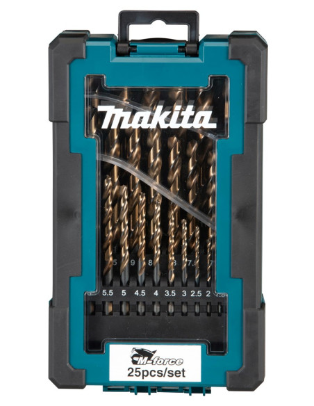 Makita Zestaw Wierteł Do Metalu Hss-G M-Force 25Szt.1-13Mm
