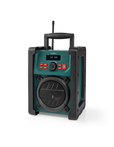 Nedis Rddb3100Gn Radio Przenośny Analogowe I Cyfrowe Czarny, Zielony