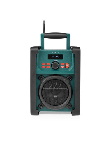 Nedis Rddb3100Gn Radio Przenośny Analogowe I Cyfrowe Czarny, Zielony