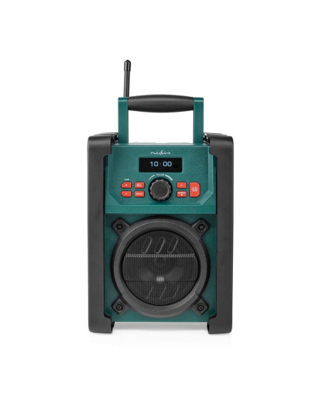 Nedis Rddb3100Gn Radio Przenośny Analogowe I Cyfrowe Czarny, Zielony