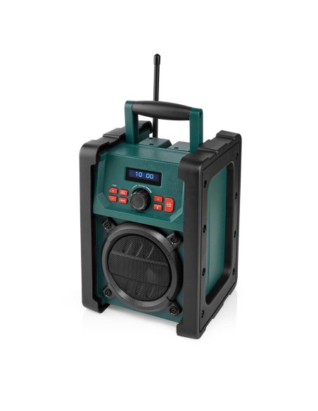 Nedis Rddb3100Gn Radio Przenośny Analogowe I Cyfrowe Czarny, Zielony