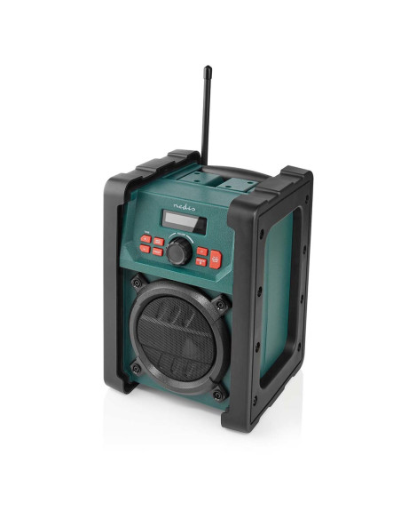 Nedis Rddb3100Gn Radio Przenośny Analogowe I Cyfrowe Czarny, Zielony