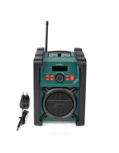 Nedis Rddb3100Gn Radio Przenośny Analogowe I Cyfrowe Czarny, Zielony