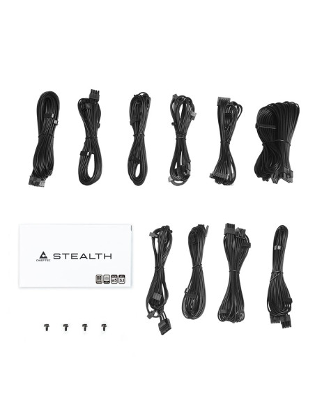 Chieftec Stealth 1000W Vega M Series Spx-1000-Fc 80+ Platin Moduł Zasilaczy 24-Pin Atx Atx Czarny