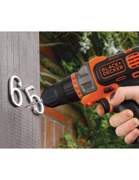 Black & Decker Mt218Kb Wiertło 800 Rpm Czarny, Pomarańczowy 1,46 Kg