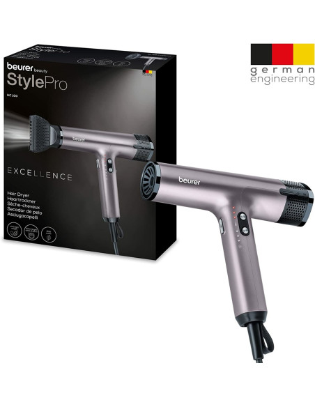 Beurer Hc 100 Suszarka Do Włosów 1700 W Czarny, Szary