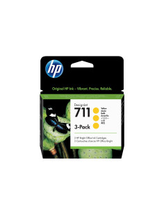 Hp Zestaw 3 Sztuk Żółtych Wkładów Atramentowych 711 Designjet 29 Ml