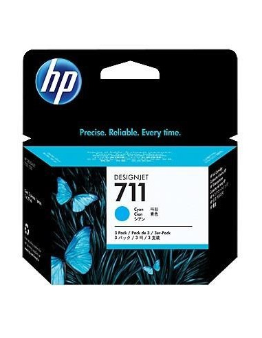 Hp Zestaw 3 Sztuk Błękitnych Wkładów Atramentowych 711 Designjet 29 Ml