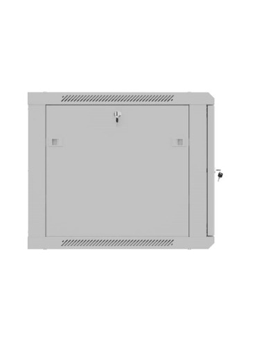 Szafa Instalacyjna Rack Wisząca 19" 9U 600X600 Szara Drzwi Perforowane Lanberg (Flat Pack)