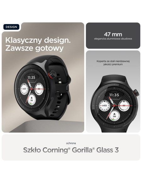 Motorola Moto Watch 512Mb Volcanic Ash_Silicone Black