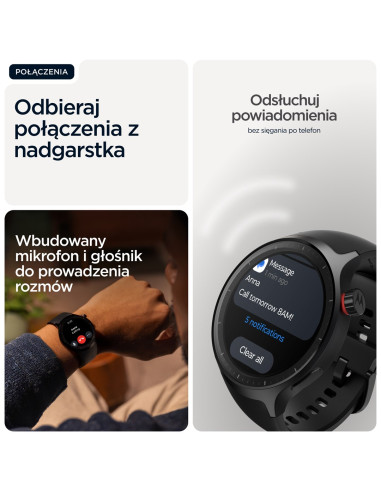 Motorola Moto Watch 512Mb Volcanic Ash_Silicone Black