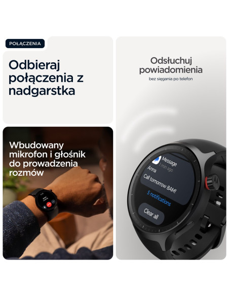 Motorola Moto Watch 512Mb Volcanic Ash_Silicone Black