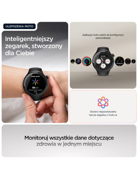 Motorola Moto Watch 512Mb Volcanic Ash_Silicone Black