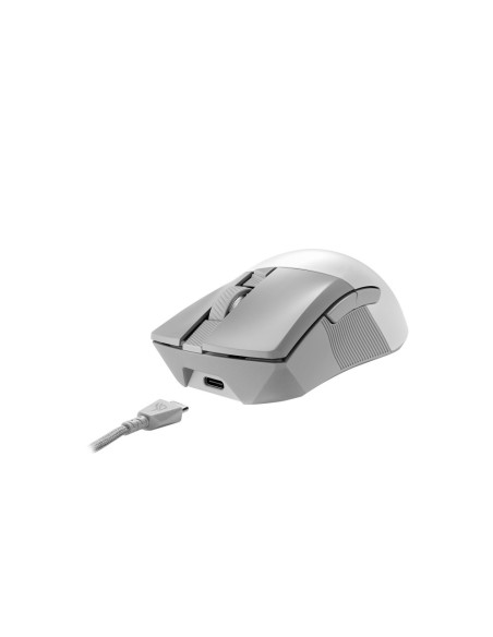 Mysz Asus Asus Rog Gladius Iii Wireless Aimpoint White Prawa Rf Wireless + Bluetooth + Usb Type-A Optyczny 36000 Dpi