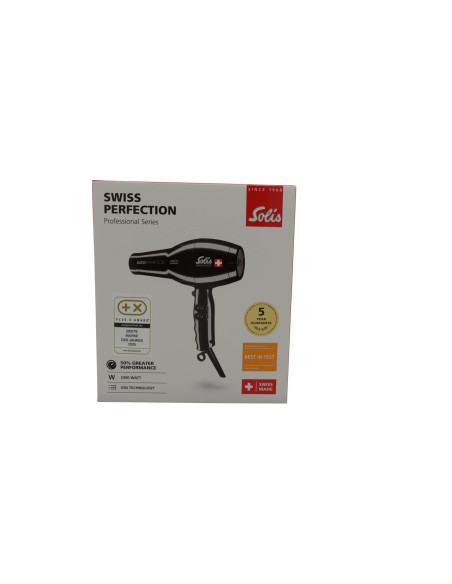 Solis Swiss Perfection Suszarka Do Włosów 2300 W Czarny