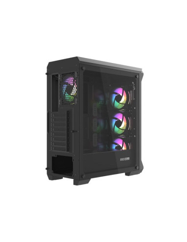 Obudowa Natec Genesis Irid 505 Argb Npc-1518 (Atx. Micro Atx. Mini Itx  Kolor Czarny)