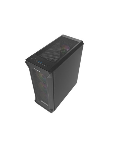 Obudowa Natec Genesis Irid 505 Argb Npc-1518 (Atx. Micro Atx. Mini Itx  Kolor Czarny)