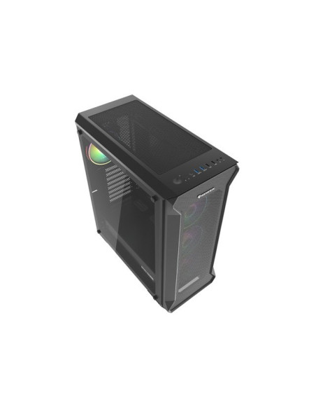 Obudowa Natec Genesis Irid 505 Argb Npc-1518 (Atx. Micro Atx. Mini Itx  Kolor Czarny)